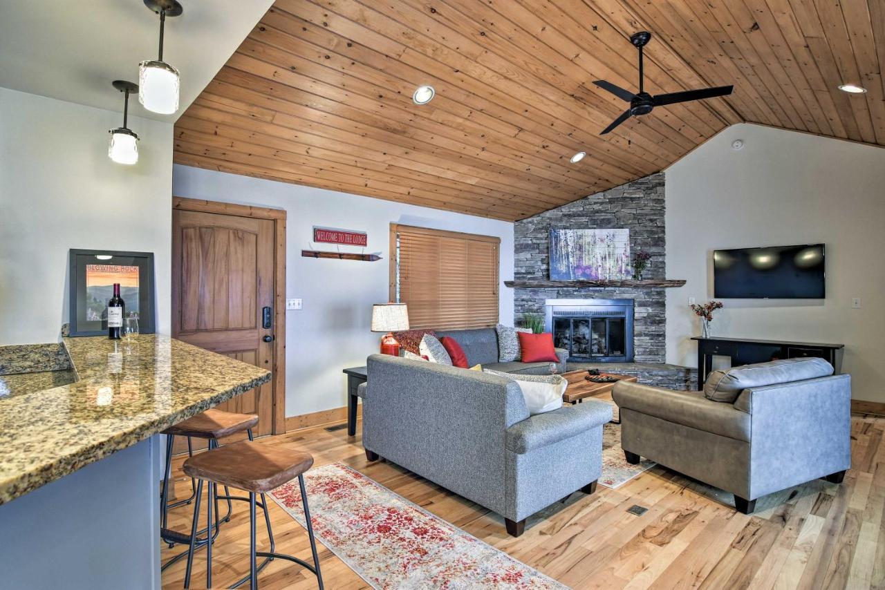 Cabin With Hot Tub And Mountain Views Less Than 5 Mi To Boone Блоуинг-Рок Экстерьер фото