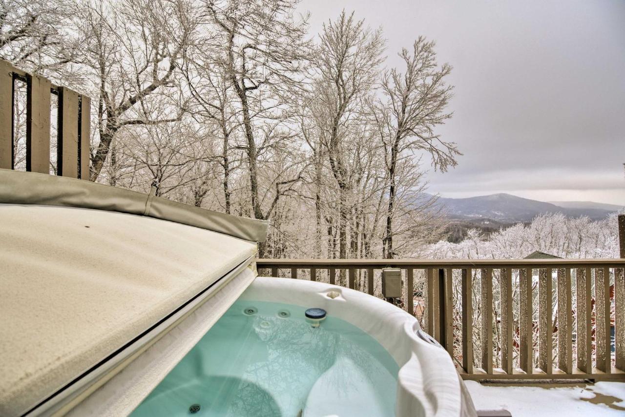 Cabin With Hot Tub And Mountain Views Less Than 5 Mi To Boone Блоуинг-Рок Экстерьер фото