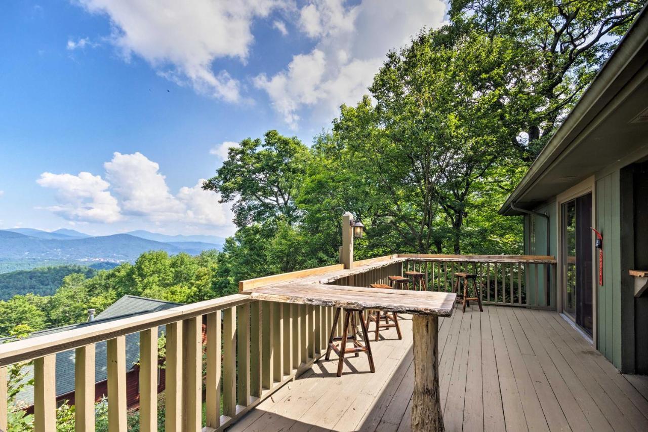 Cabin With Hot Tub And Mountain Views Less Than 5 Mi To Boone Блоуинг-Рок Экстерьер фото