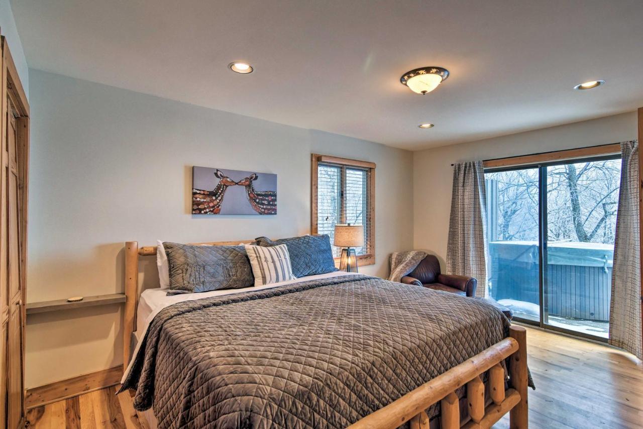 Cabin With Hot Tub And Mountain Views Less Than 5 Mi To Boone Блоуинг-Рок Экстерьер фото